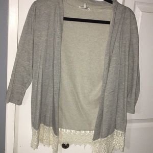 Comfy lace sweater